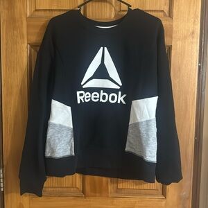 NEW Black Reebok Crewneck